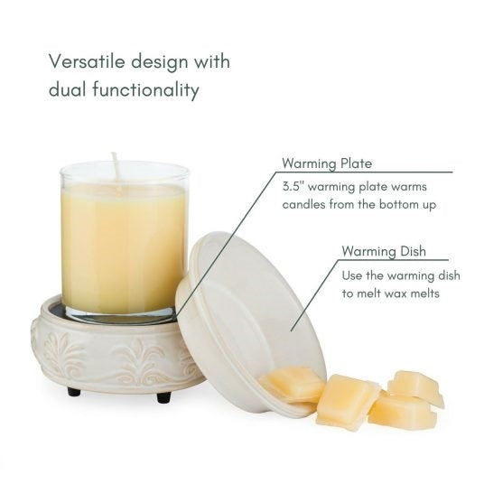 Sand Stone 2-in-1 Deluxe Wax Warmer + Blossom Scented Wax Melt